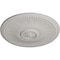 Ekena Millwork Bailey Ceiling Medallion (Fits Canopies up to 4"), Hand-Painted Ultra Pure White, 18 1/8"OD x 3/4"P CM19BIUWF - alternate 2